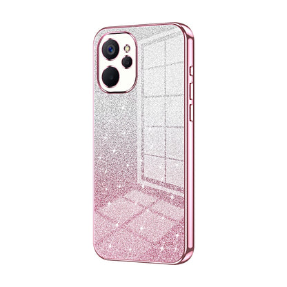 Realme 10T Luxury Glitter Gradient Powder Electroplated Case with Advanced Protection and Style