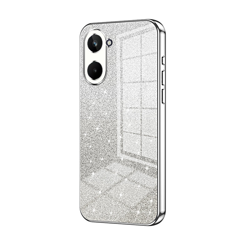 Realme 10 Pro 5G Luxury Glitter Gradient Powder Electroplated Case with Advanced Protection and Style