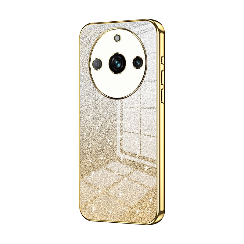 Realme 11 Pro+ Luxury Glitter Gradient Powder Electroplated Case with Advanced Protection and Style