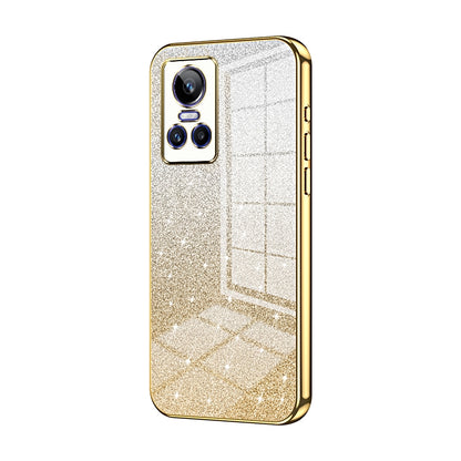 Realme GT Neo 3 Luxury Glitter Gradient Powder Electroplated Case with Advanced Protection and Style