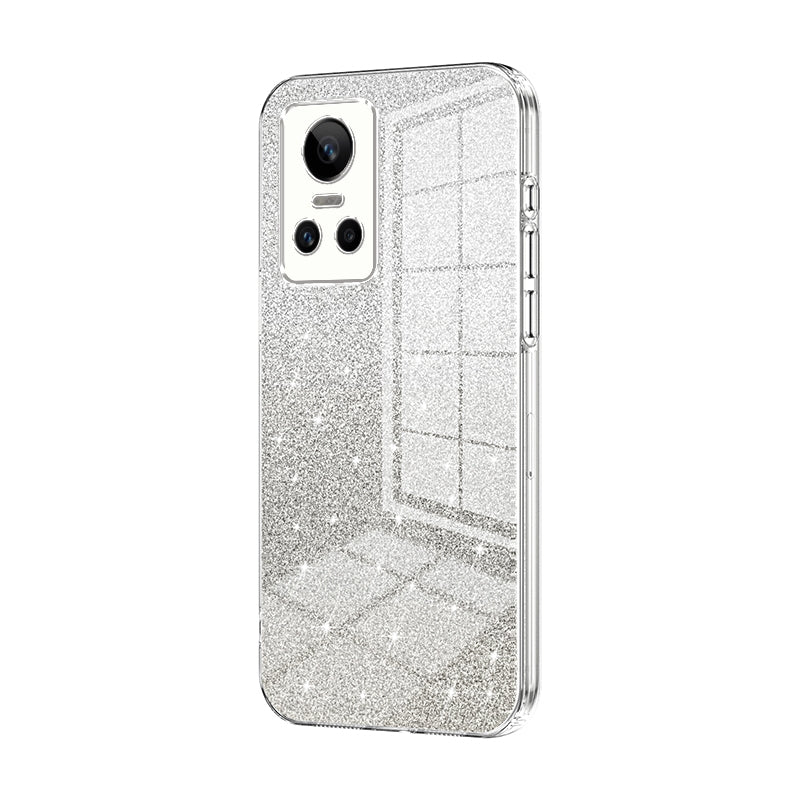 Realme GT Neo 3 Luxury Glitter Gradient Powder Electroplated Case with Advanced Protection and Style