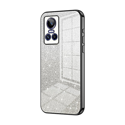 Realme GT Neo 3 Luxury Glitter Gradient Powder Electroplated Case with Advanced Protection and Style