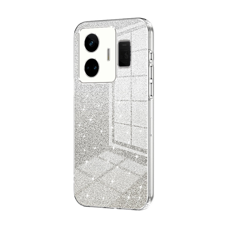 Realme GT3 Luxury Glitter Gradient Powder Electroplated Case with Advanced Protection and Style