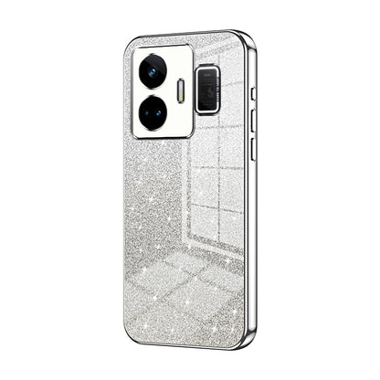Realme GT3 Luxury Glitter Gradient Powder Electroplated Case with Advanced Protection and Style
