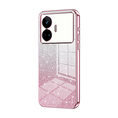 Realme GT Neo 5 SE Luxury Glitter Gradient Powder Electroplated Case with Advanced Protection and Style