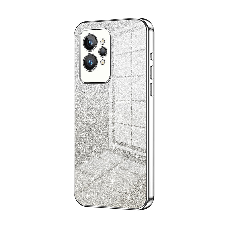 Realme GT2 Pro Luxury Glitter Gradient Powder Electroplated Case with Advanced Protection and Style