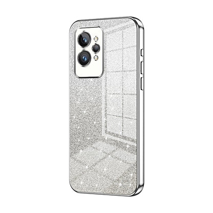 Realme GT2 Pro Luxury Glitter Gradient Powder Electroplated Case with Advanced Protection and Style