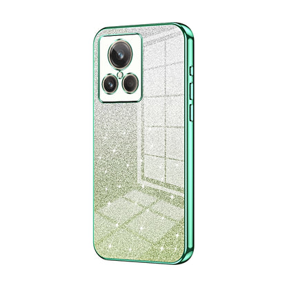 Realme GT2 Explorer Master Luxury Glitter Gradient Powder Electroplated Case with Advanced Protection and Style