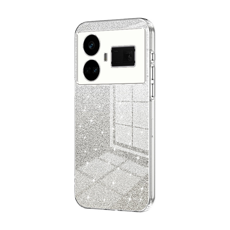 Realme GT5 Luxury Glitter Gradient Powder Electroplated Case with Advanced Protection and Style