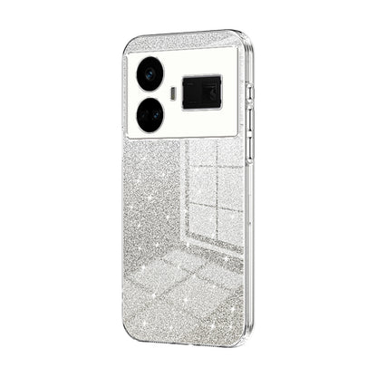 Realme GT5 Luxury Glitter Gradient Powder Electroplated Case with Advanced Protection and Style