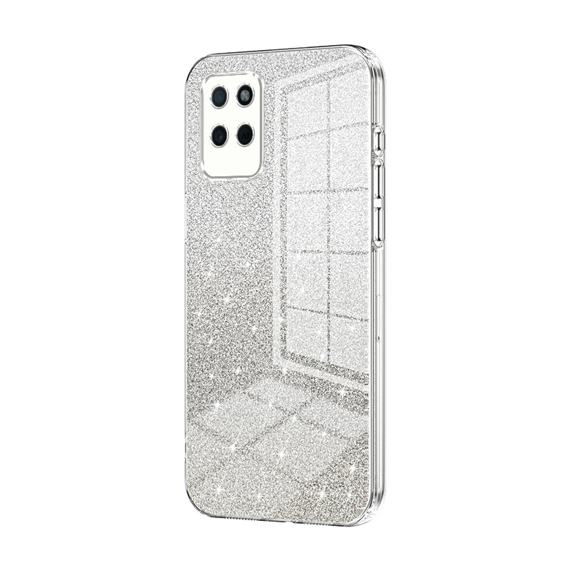 Realme V11s 5G Luxury Glitter Gradient Powder Electroplated Case with Advanced Protection and Style
