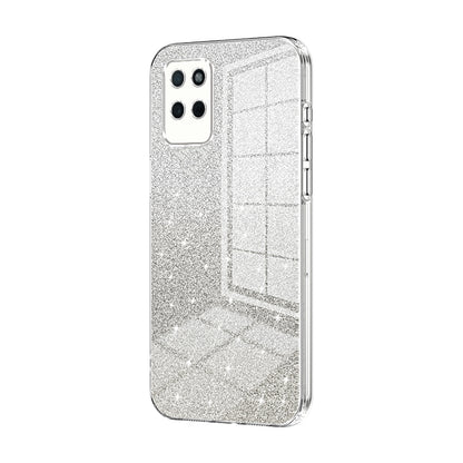Realme V11s 5G Luxury Glitter Gradient Powder Electroplated Case with Advanced Protection and Style