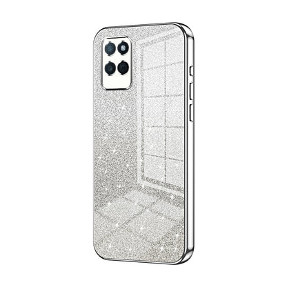 Realme V11 Luxury Glitter Gradient Powder Electroplated Case with Advanced Protection and Style