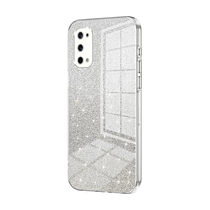 Realme X7 Luxury Glitter Gradient Powder Electroplated Case with Advanced Protection and Style