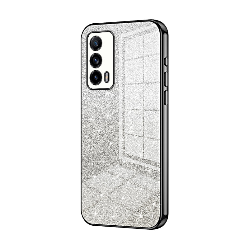 Realme X7 Pro Ultra Luxury Glitter Gradient Powder Electroplated Case with Advanced Protection and Style