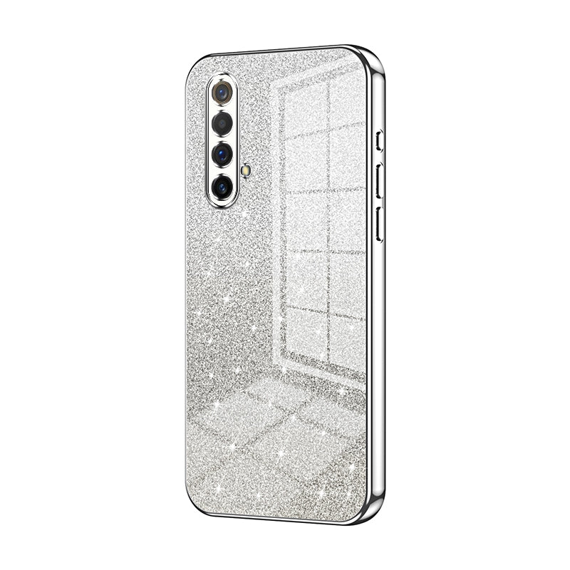 Realme X50m 5G Luxury Glitter Gradient Powder Electroplated Case with Advanced Protection and Style