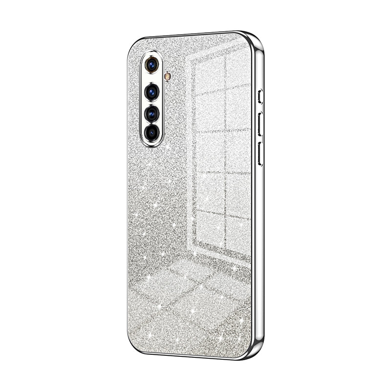 Realme X50 Pro Luxury Glitter Gradient Powder Electroplated Case with Advanced Protection and Style