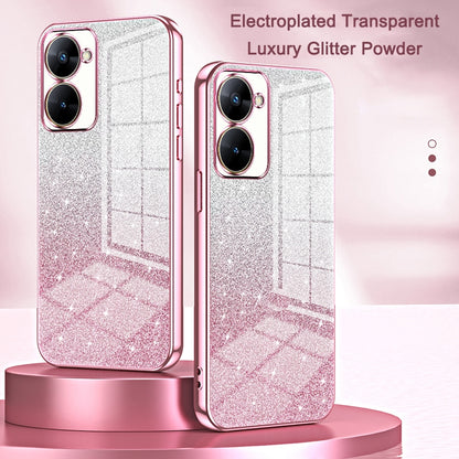 Realme GT Master Luxury Glitter Gradient Powder Electroplated Case with Advanced Protection and Style
