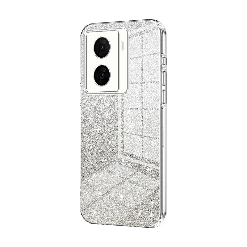 vivo iQOO Z7x Luxury Glitter Gradient Powder Electroplated Case with Advanced Protection and Style