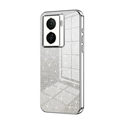 vivo iQOO Z7x Luxury Glitter Gradient Powder Electroplated Case with Advanced Protection and Style