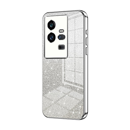 vivo iQOO 11 Pro Luxury Glitter Gradient Powder Electroplated Case with Advanced Protection and Style