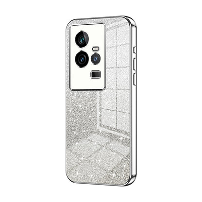vivo iQOO 11 Luxury Glitter Gradient Powder Electroplated Case with Advanced Protection and Style