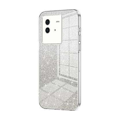 vivo iQOO Neo6 Luxury Glitter Gradient Powder Electroplated Case with Advanced Protection and Style