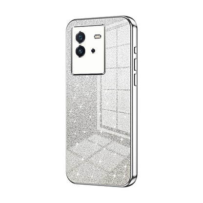 vivo iQOO Neo6 Luxury Glitter Gradient Powder Electroplated Case with Advanced Protection and Style