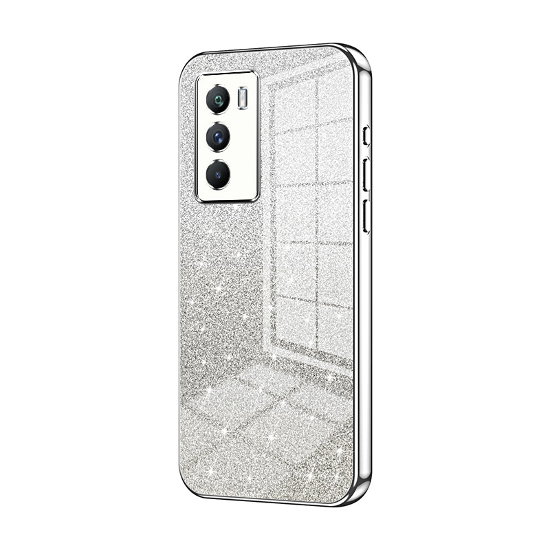 vivo iQOO Neo5 S Luxury Glitter Gradient Powder Electroplated Case with Advanced Protection and Style