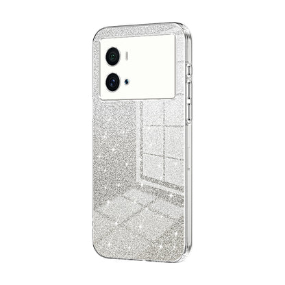 vivo iQOO 9 Pro Luxury Glitter Gradient Powder Electroplated Case with Advanced Protection and Style