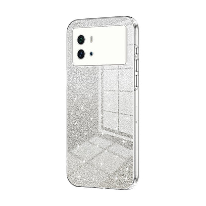 vivo iQOO 9 Luxury Glitter Gradient Powder Electroplated Case with Advanced Protection and Style