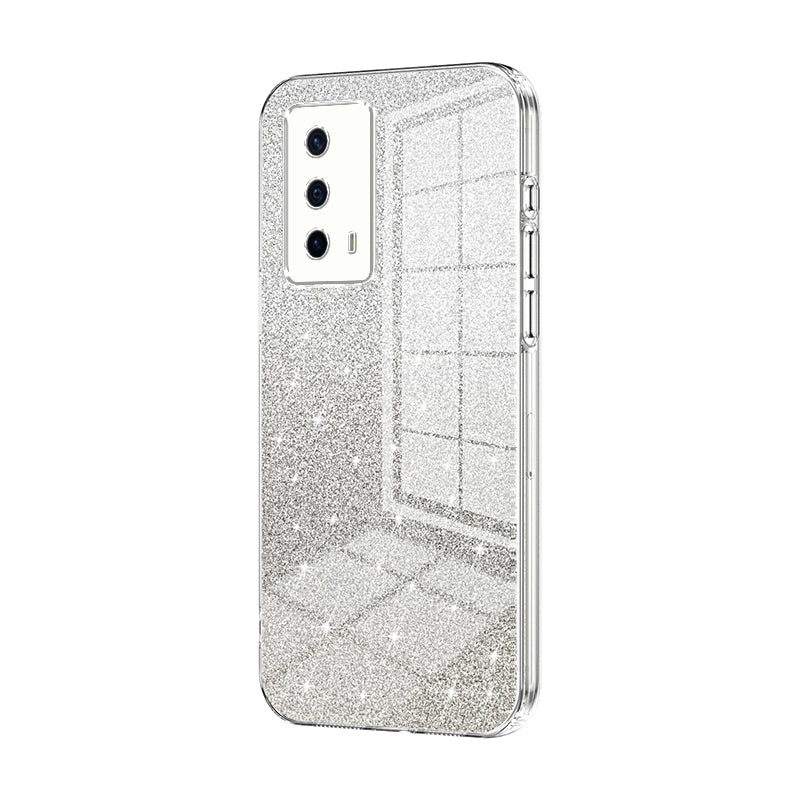 vivo iQOO Z5 Luxury Glitter Gradient Powder Electroplated Case with Advanced Protection and Style