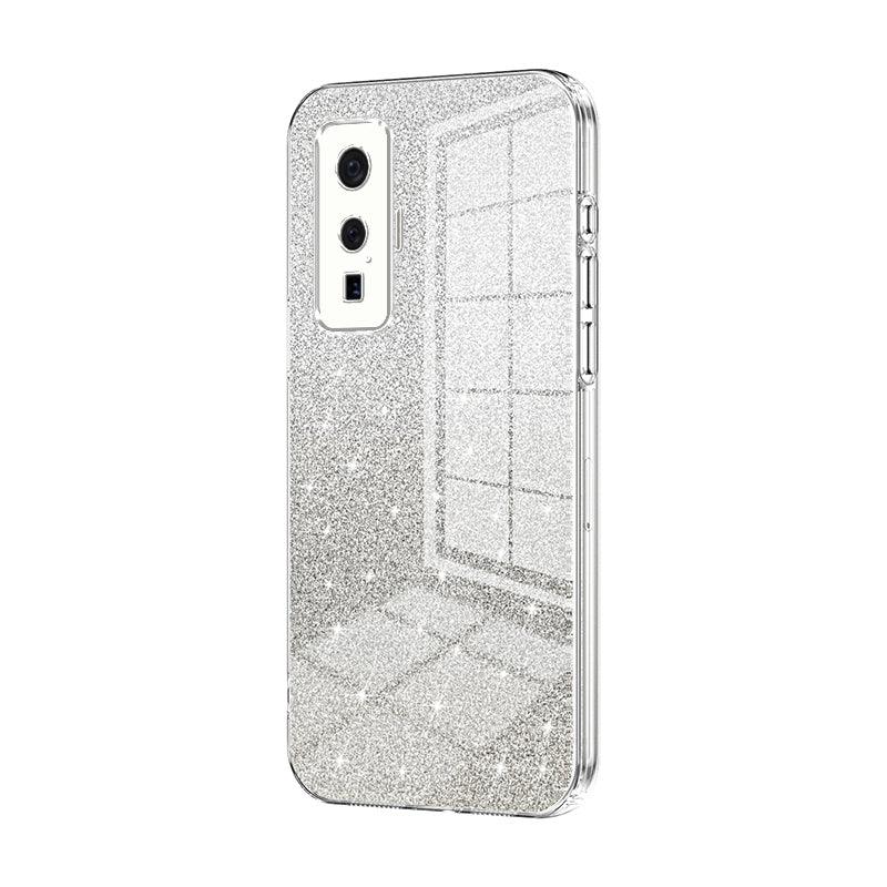 vivo iQOO 5 Pro Luxury Glitter Gradient Powder Electroplated Case with Advanced Protection and Style