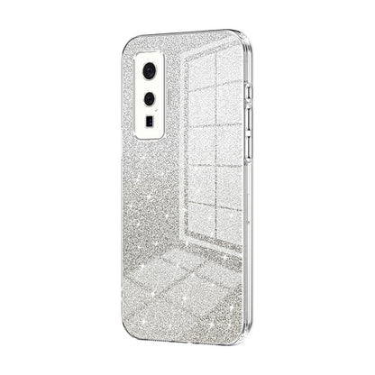 vivo iQOO 5 Pro Luxury Glitter Gradient Powder Electroplated Case with Advanced Protection and Style