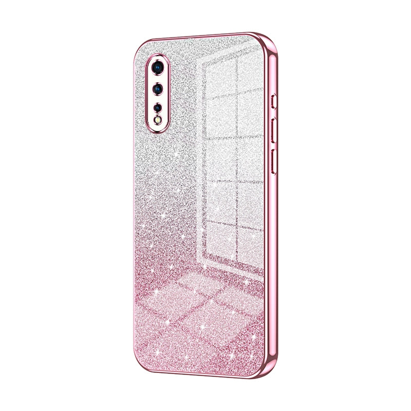 vivo iQOO Neo Luxury Glitter Gradient Powder Electroplated Case with Advanced Protection and Style