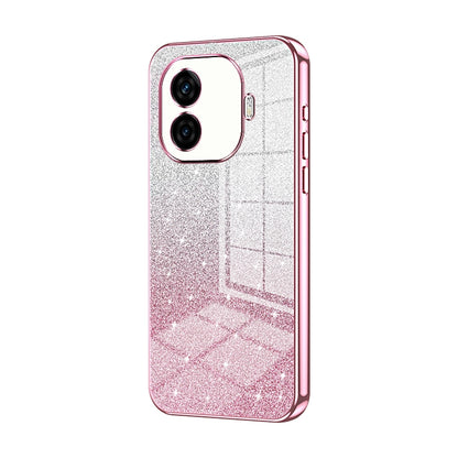 vivo iQOO Z9 Luxury Glitter Gradient Powder Electroplated Case with Advanced Protection and Style