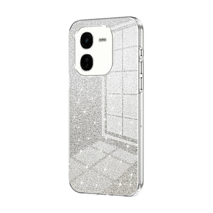vivo iQOO Z9x Luxury Glitter Gradient Powder Electroplated Case with Advanced Protection and Style