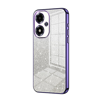 OPPO A2m Luxury Glitter Gradient Powder Electroplated Case with Advanced Protection and Style