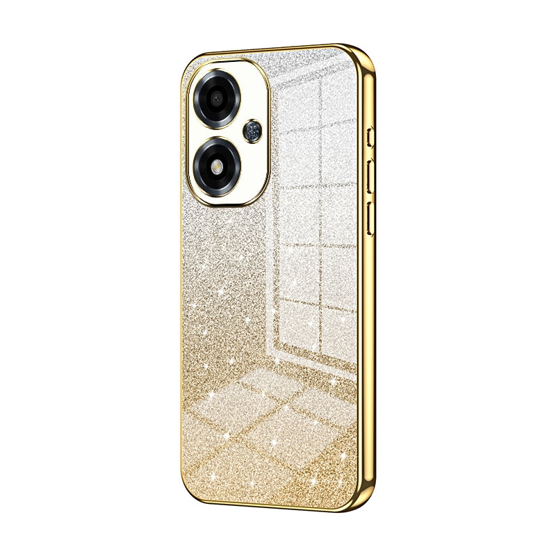 OPPO A2m Luxury Glitter Gradient Powder Electroplated Case with Advanced Protection and Style