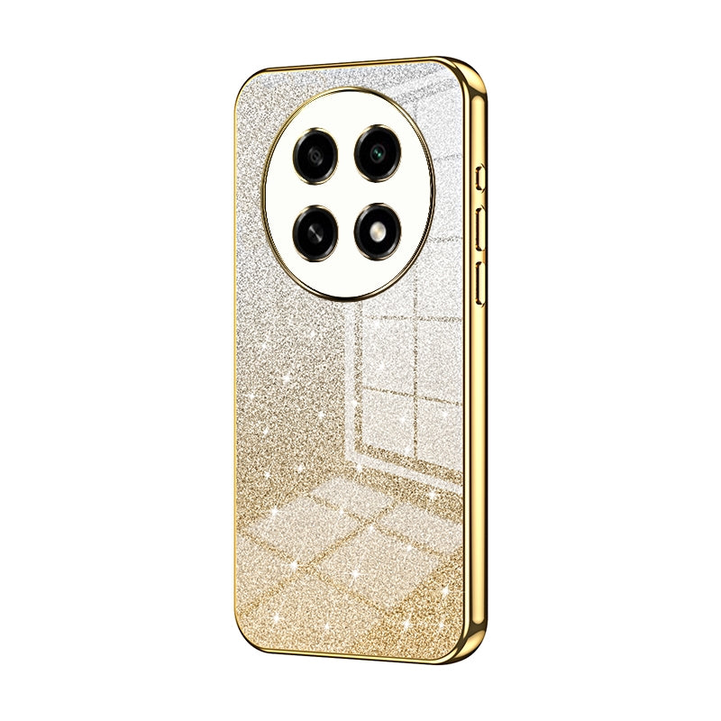 OPPO A2 Pro Luxury Glitter Gradient Powder Electroplated Case with Advanced Protection and Style