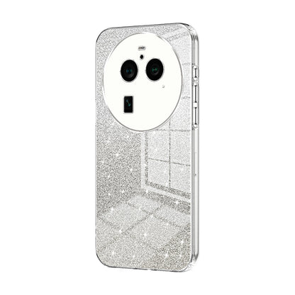 OPPO Find X6 Pro Luxury Glitter Gradient Powder Electroplated Case with Advanced Protection and Style