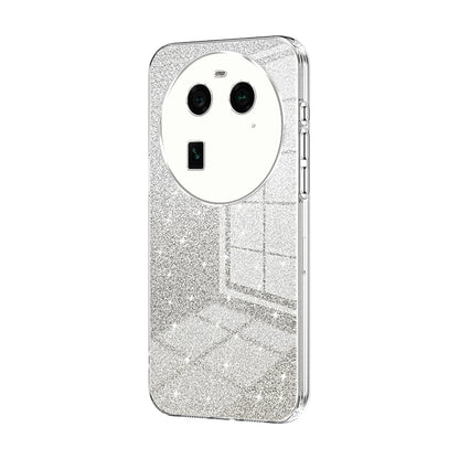 OPPO Find X6 Luxury Glitter Gradient Powder Electroplated Case with Advanced Protection and Style