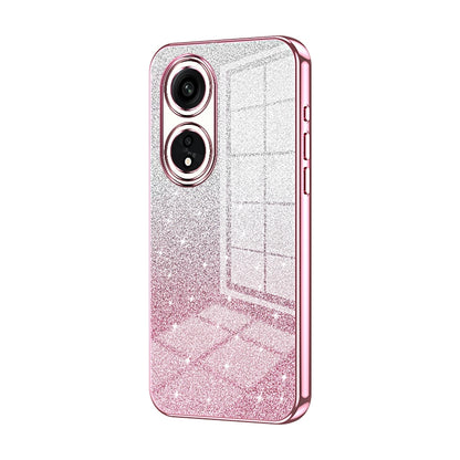 OPPO A1 Pro Luxury Glitter Gradient Powder Electroplated Case with Advanced Protection and Style