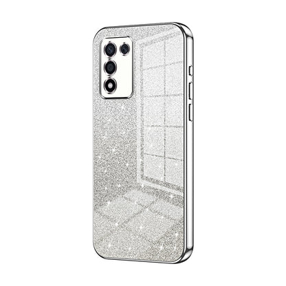 OPPO K10 Energy Luxury Glitter Gradient Powder Electroplated Case with Advanced Protection and Style
