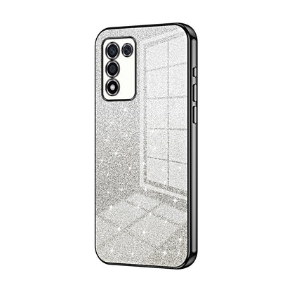 OPPO K9s Luxury Glitter Gradient Powder Electroplated Case with Advanced Protection and Style