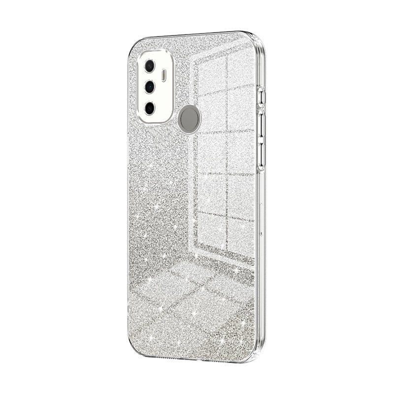 OPPO A11s Luxury Glitter Gradient Powder Electroplated Case with Advanced Protection and Style