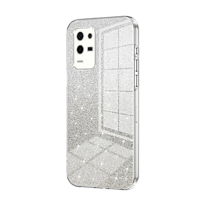 OPPO K9x Luxury Glitter Gradient Powder Electroplated Case with Advanced Protection and Style