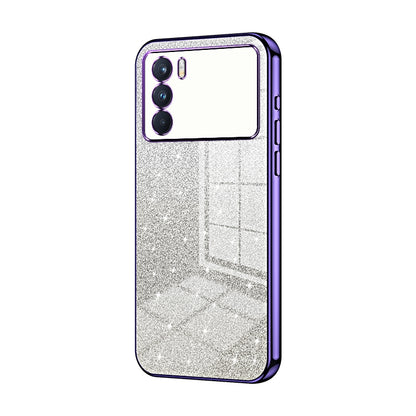 OPPO K9 Pro Luxury Glitter Gradient Powder Electroplated Case with Advanced Protection and Style