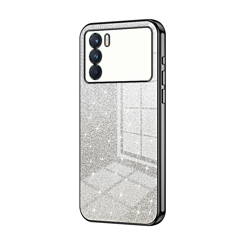 OPPO K9 Pro Luxury Glitter Gradient Powder Electroplated Case with Advanced Protection and Style