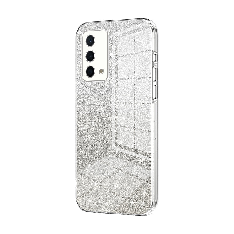 OPPO K9 Luxury Glitter Gradient Powder Electroplated Case with Advanced Protection and Style